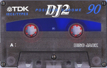 Compact Cassette TDK DJ2 Disc Jack 90 "DJ2-90EA" Type II Chrome 1997 Europe