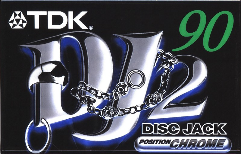 Compact Cassette TDK DJ2 Disc Jack 90 "DJ2-90EA" Type II Chrome 1997 Europe