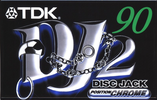 Compact Cassette TDK DJ2 Disc Jack 90 "DJ2-90EA" Type II Chrome 1997 Europe