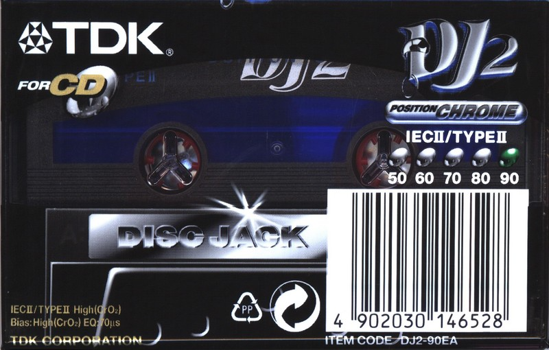 Compact Cassette: TDK  - DJ2 90