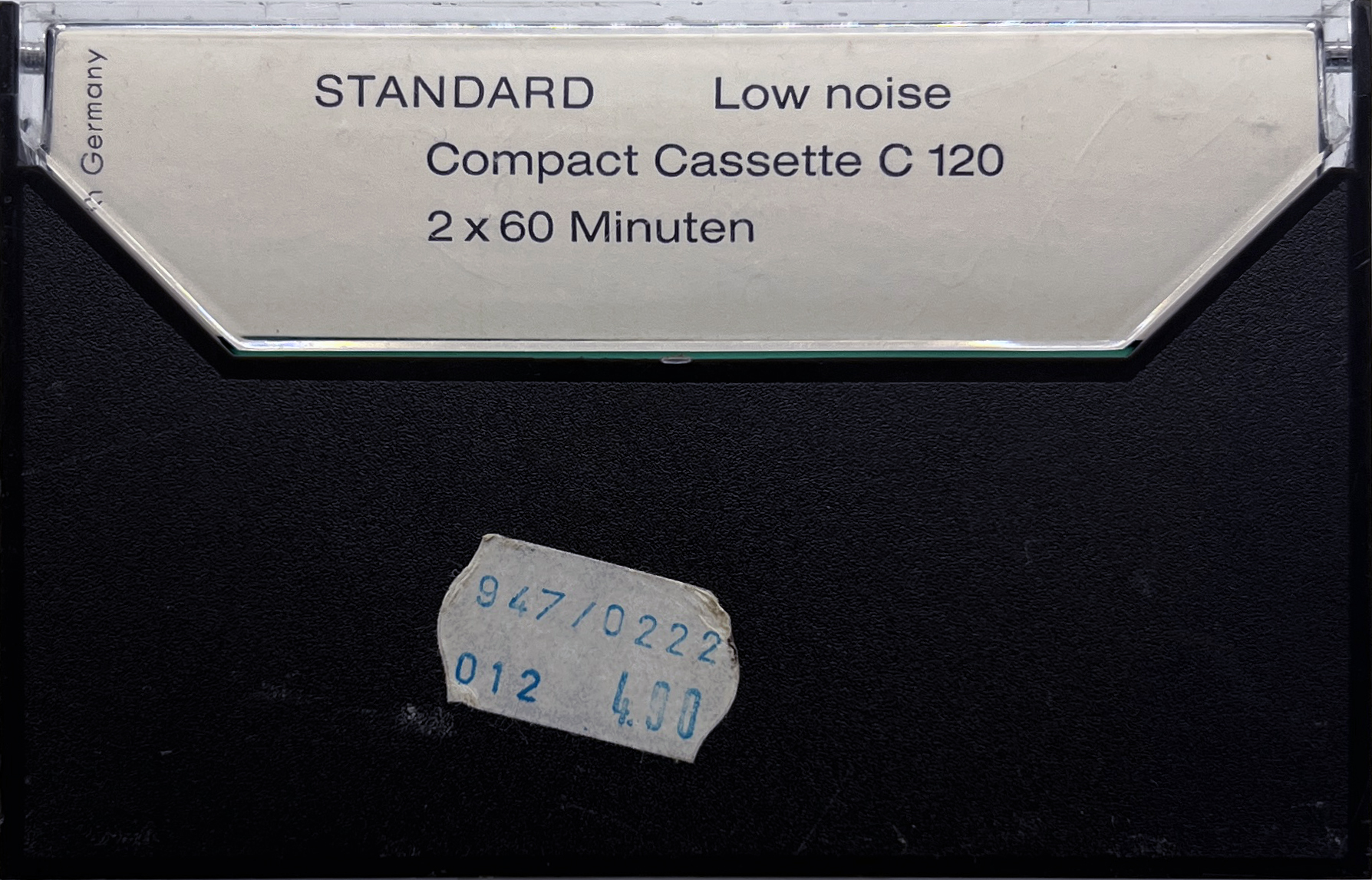 Compact Cassette Standard 120 Type I Normal 1977 Japan