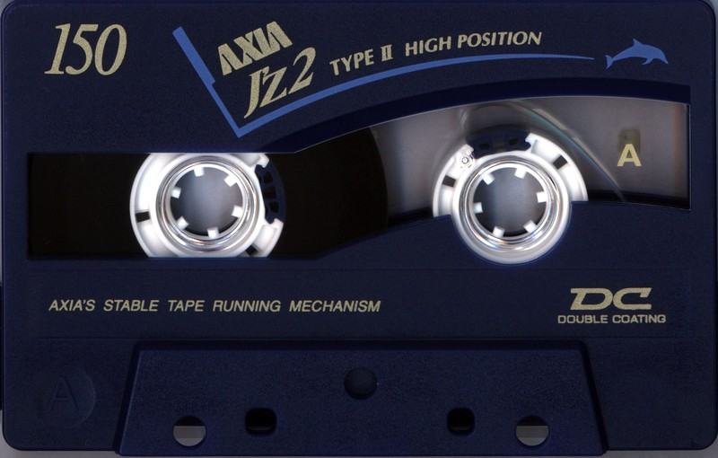 Compact Cassette AXIA J`z 2 150 "JZ2F 150" Type II Chrome 1996 Japan