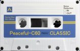 Compact Cassette Classic Pf / Peaceful 60 "blue / yellow" Type I Normal 2022 Worldwide