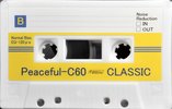 Compact Cassette Classic Pf / Peaceful 60 "blue / yellow" Type I Normal 2022 Worldwide