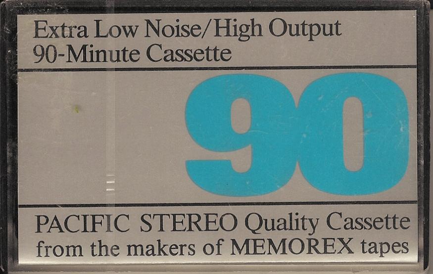 Compact Cassette Pacific Stereo 90 Type I Normal 1980 USA