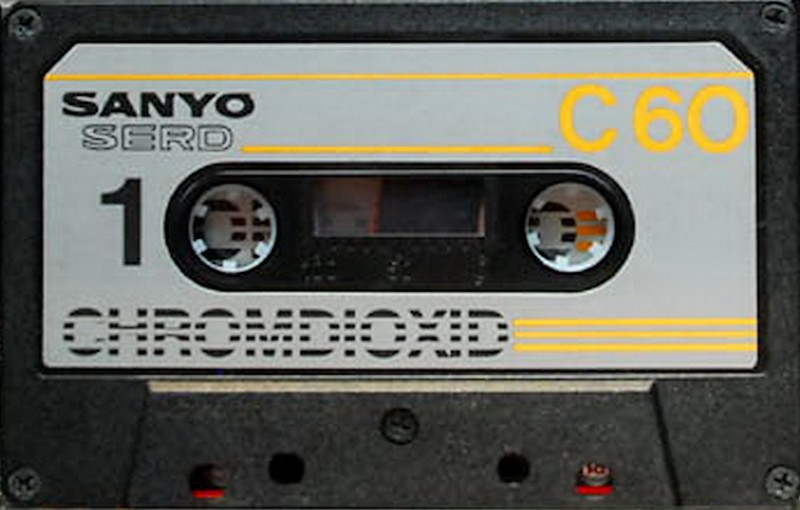 Compact Cassette Sanyo Serd 60 Type II Chrome 1983 Europe