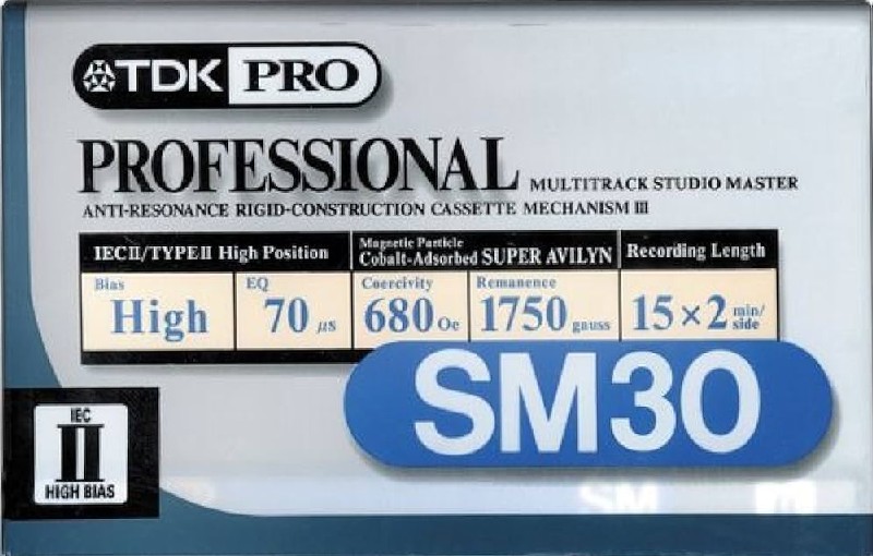 Compact Cassette: TDK  - Professional 30