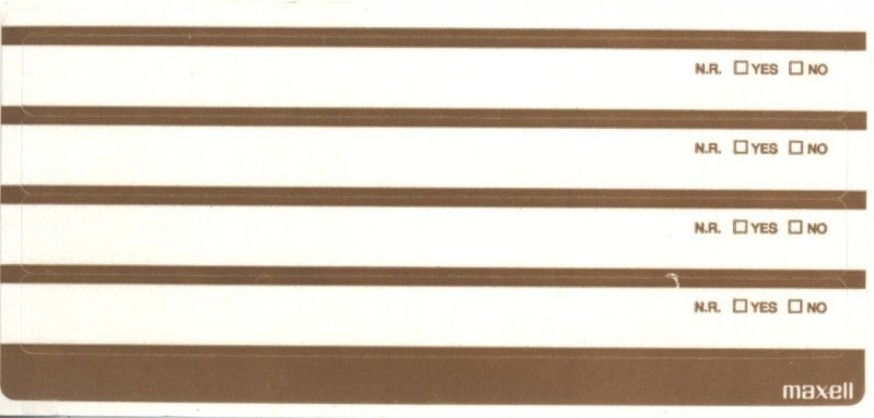 Compact Cassette Maxell XLII-S 60 Type II Chrome 1994 Europe