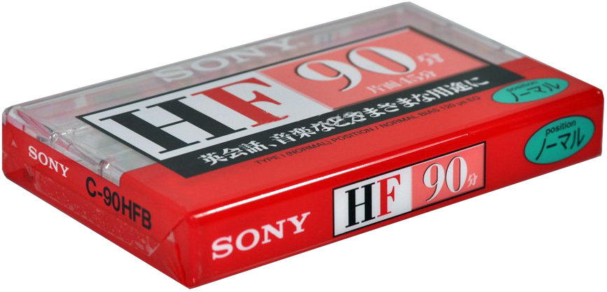 Compact Cassette Sony HF 90 "C-90HFB" Type I Normal 2013 Japan
