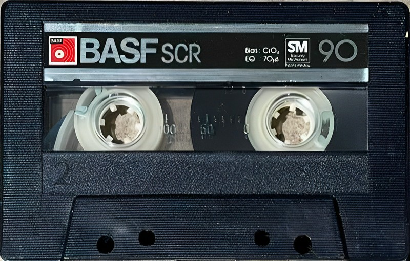 Compact Cassette BASF SCR 90 Type II Chrome 1978 Japan