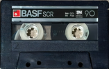 Compact Cassette BASF SCR 90 Type II Chrome 1978 Japan