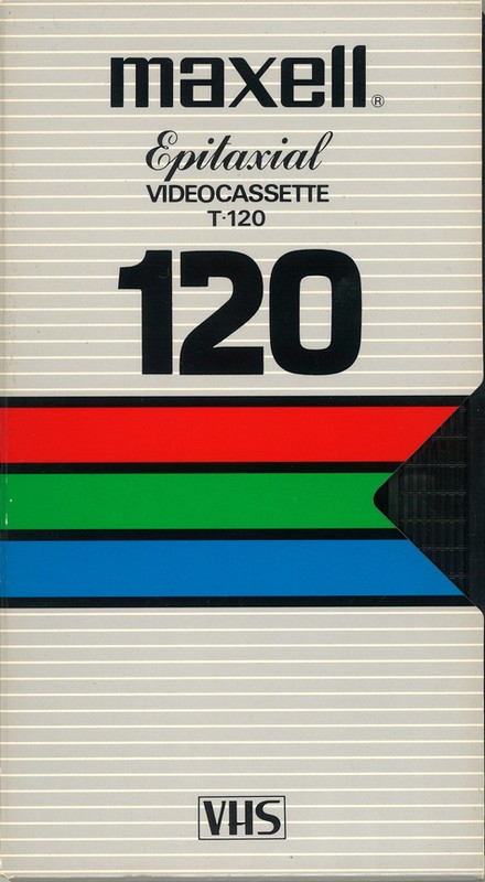 VHS, Video Home System Maxell 120 Type II Chrome 1981 USA