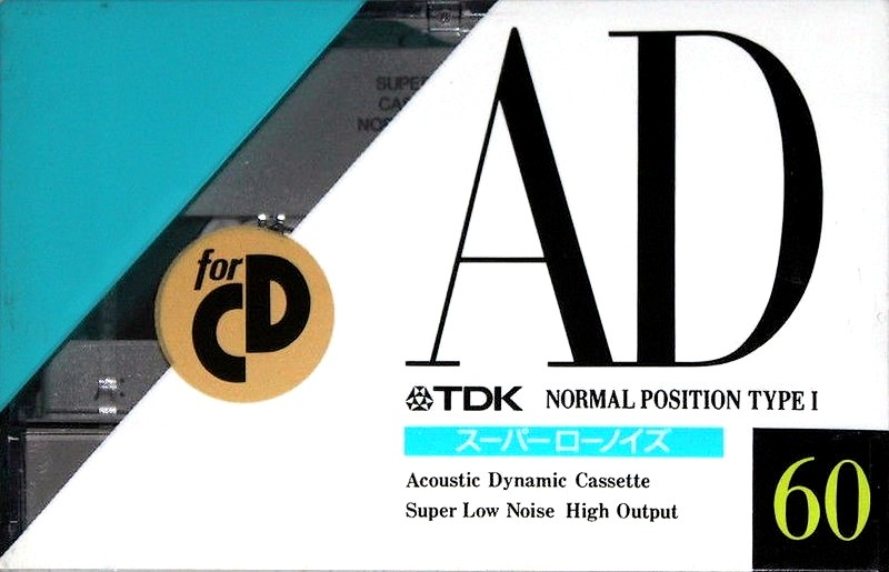 Compact Cassette: TDK  - AD 60