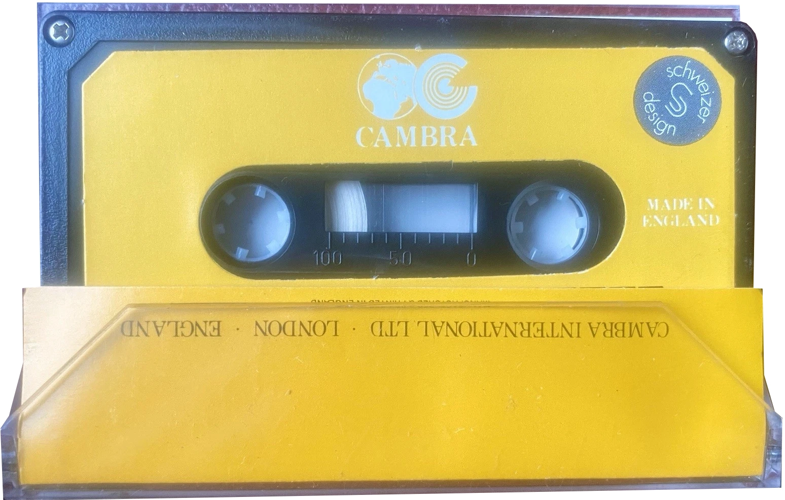 Compact Cassette Cambra "Textilband" Cleaning Cassette Europe