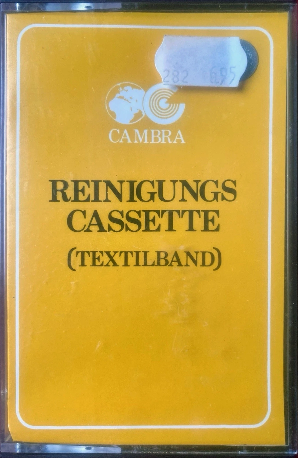 Compact Cassette Cambra "Textilband" Cleaning Cassette Europe