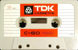 Compact Cassette TDK 60 Type I Normal 1968 USA