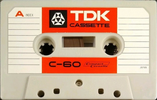 Compact Cassette TDK 60 Type I Normal 1968 USA