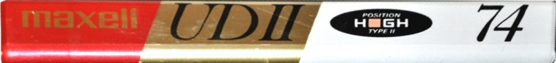Compact Cassette Maxell UDII / UD2 74 "UDII74(E)" Type II Chrome 1990 Japan