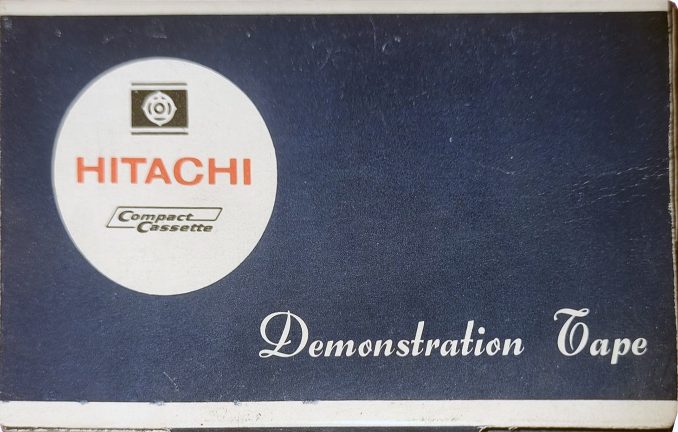 Compact Cassette Hitachi Demonstration Tape 1969 Japan