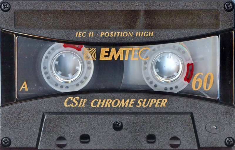 Compact Cassette Emtec CS II Chrome Super 60 Type II Chrome 2002 Europe