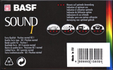 Compact Cassette BASF Sound 90 Type I Normal 1998 Europe