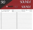 Compact Cassette BASF Sound 90 Type I Normal 1998 Europe