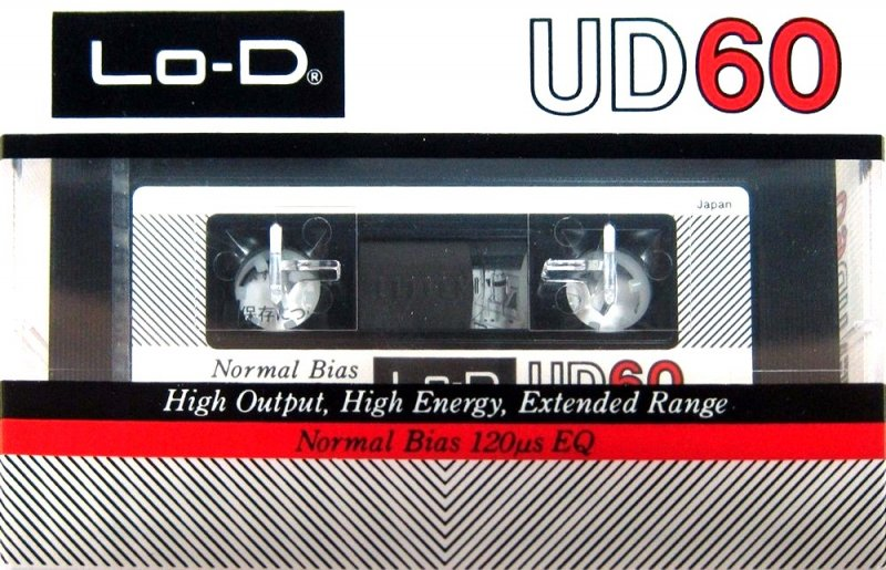 Compact Cassette Lo-D UD 60 Type I Normal 1983 Japan