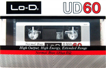 Compact Cassette Lo-D UD 60 Type I Normal 1983 Japan