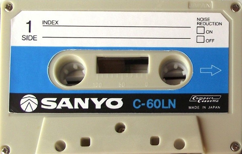 Compact Cassette Sanyo LN 60 Type I Normal 1978 Europe