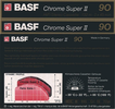 Compact Cassette BASF Chrome Super II 90 Type II Chrome 1988 Germany