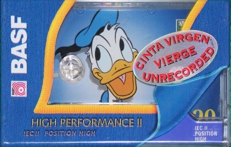 Compact Cassette BASF High Performance II 90 "That‘s Donald Edition 1" Type II Chrome 1995 Europe