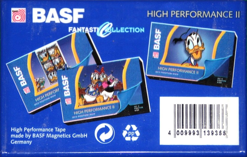 Compact Cassette BASF High Performance II 90 "That‘s Donald Edition 1" Type II Chrome 1995 Europe