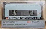 Compact Cassette Permaton Cromdioxid II Super 60 Type II Chrome 1980 Germany
