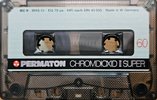 Compact Cassette Permaton Cromdioxid II Super 60 Type II Chrome 1980 Germany