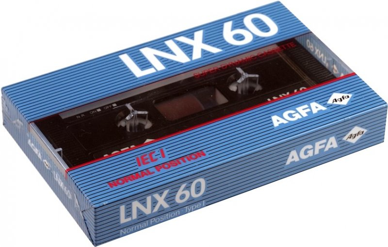Compact Cassette AGFA LNX 60 Type I Normal 1989 Europe