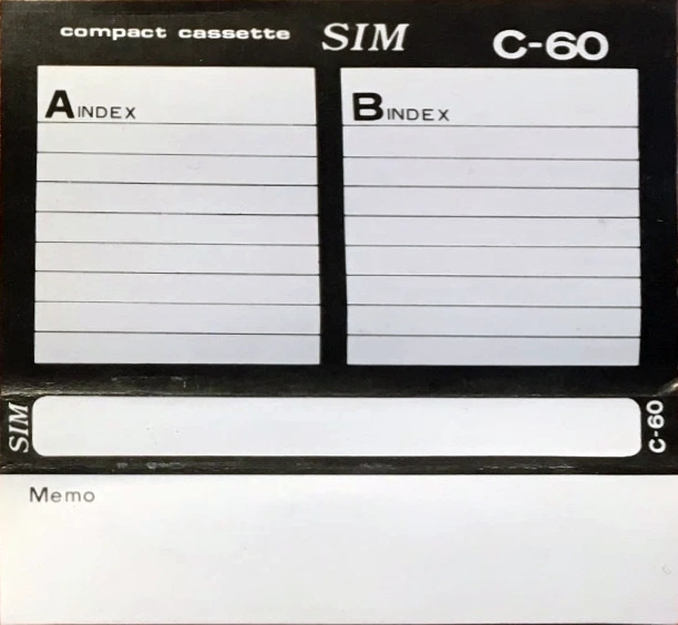 Compact Cassette Sim 60 Type I Normal 1979 Hong Kong