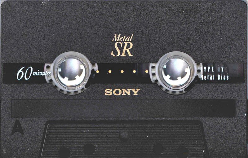 Compact Cassette Sony Metal SR 60 Type IV Metal 1996 North America