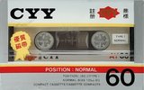 Compact Cassette CYY AY 60 Type I Normal 1986 China