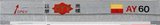 Compact Cassette CYY AY 60 Type I Normal 1986 China