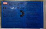 Compact Cassette ICM SDX I 60 Type I Normal 1987 Europe