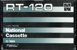 Compact Cassette National RT 120 "RT-120" Type I Normal 1972 Japan