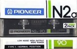 2 pack Pioneer N2 90 "N2a" Type I Normal 1982 Japan
