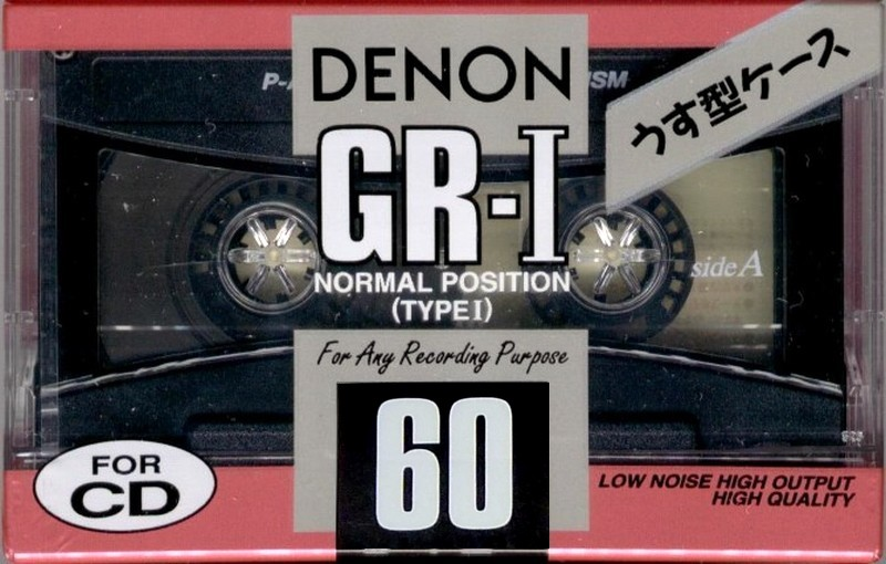 Compact Cassette: Nippon Columbia / Denon Denon - GR-I 60