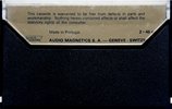 Compact Cassette Audio Magnetics 90 Type I Normal 1970 Europe