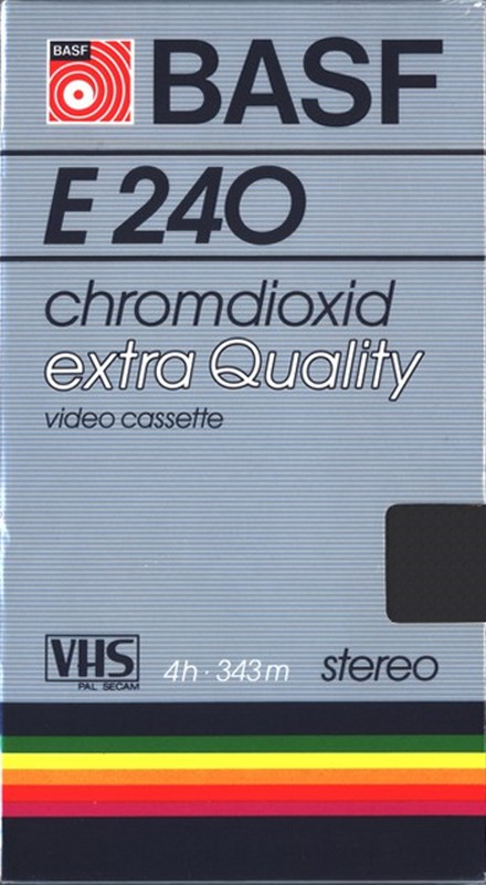 VHS, Video Home System: BASF  - Extra Quality 240