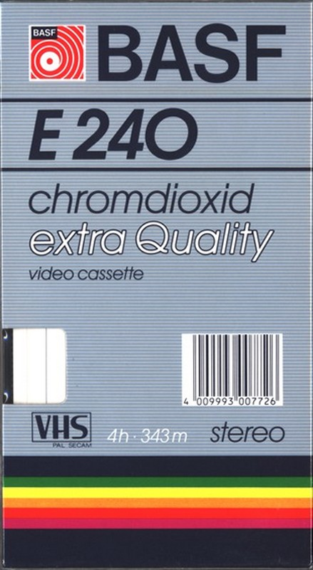 VHS, Video Home System: BASF  - Extra Quality 240