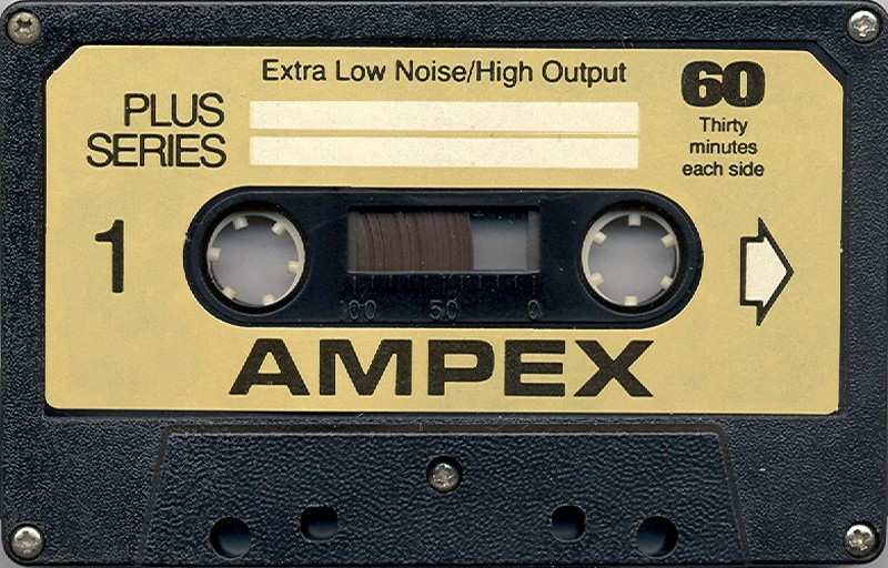 Compact Cassette Ampex Plus Series 60 Type I Normal 1978 Mexico