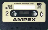 Compact Cassette Ampex Plus Series 60 Type I Normal 1978 Mexico