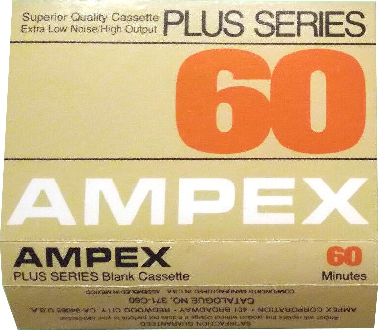 Compact Cassette:  Ampex - Plus Series 60