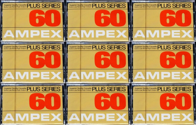 Compact Cassette Ampex Plus Series 60 Type I Normal 1978 Mexico